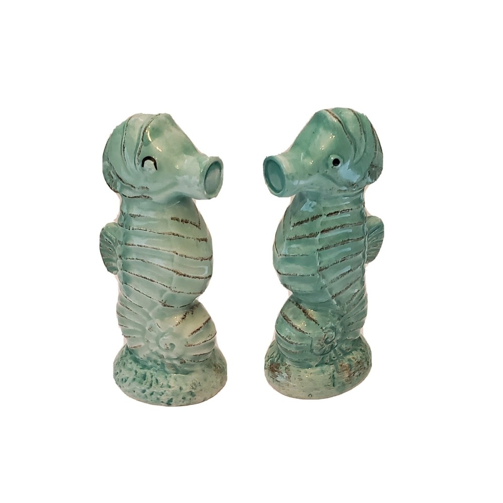 Vintage Salt and Pepper Shakers Seahorse